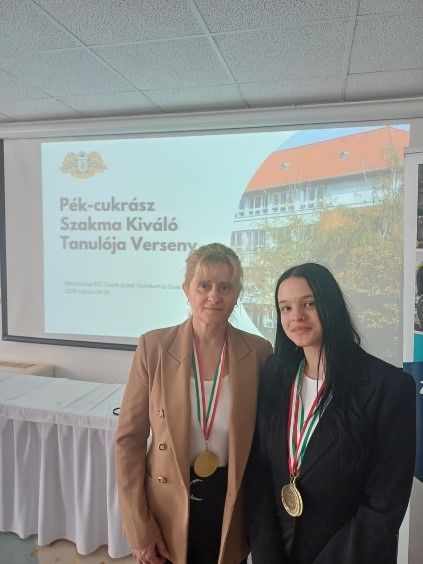 A Harruckern tanulója az országos versenyen.